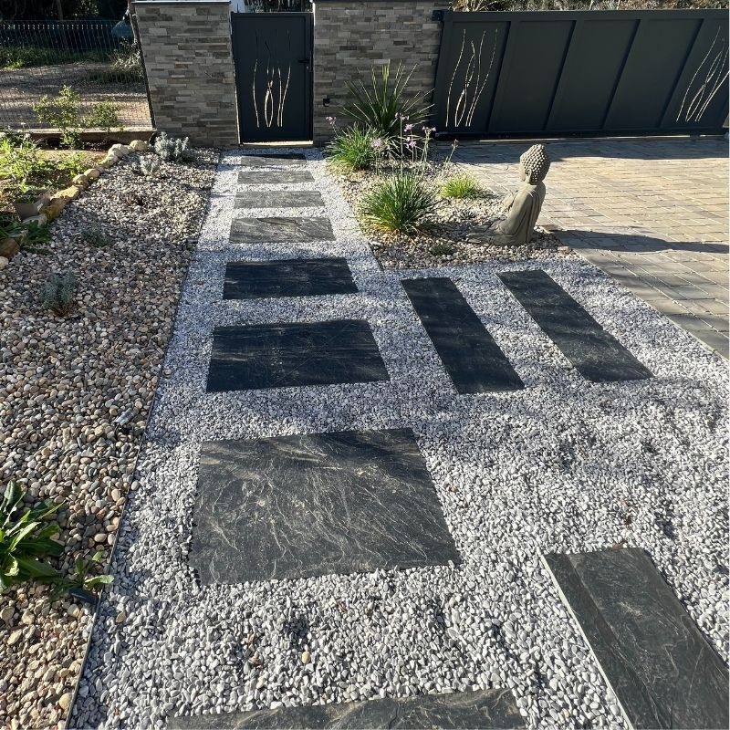 Galet roulé bleu océan 8 - 12mm, Big Bag d'1 Tonne