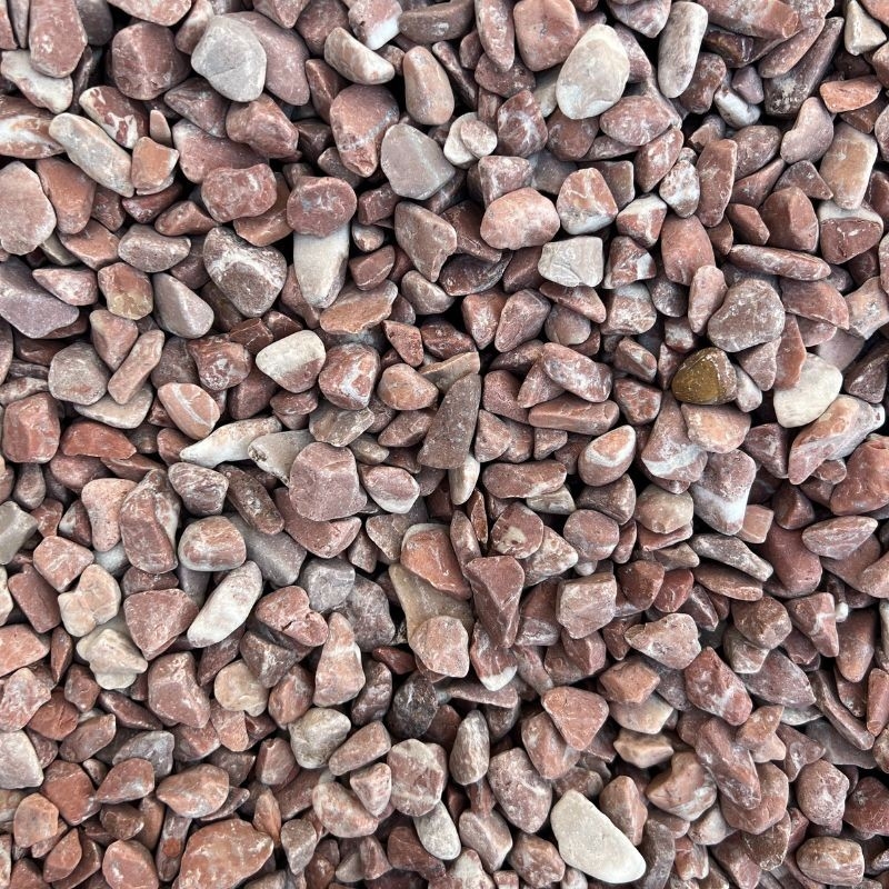 Galet roulé terre de sienne 8 - 12mm, Big Bag 1 Tonne