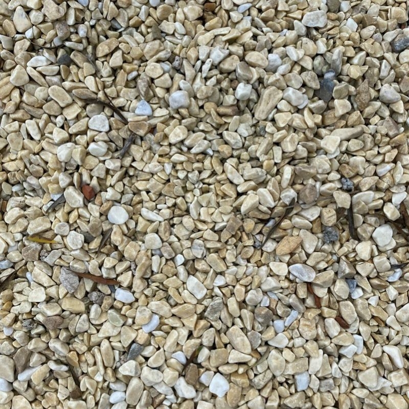 Galet roulé jaune sienne 8 - 12mm, Big Bag de 1 Tonne