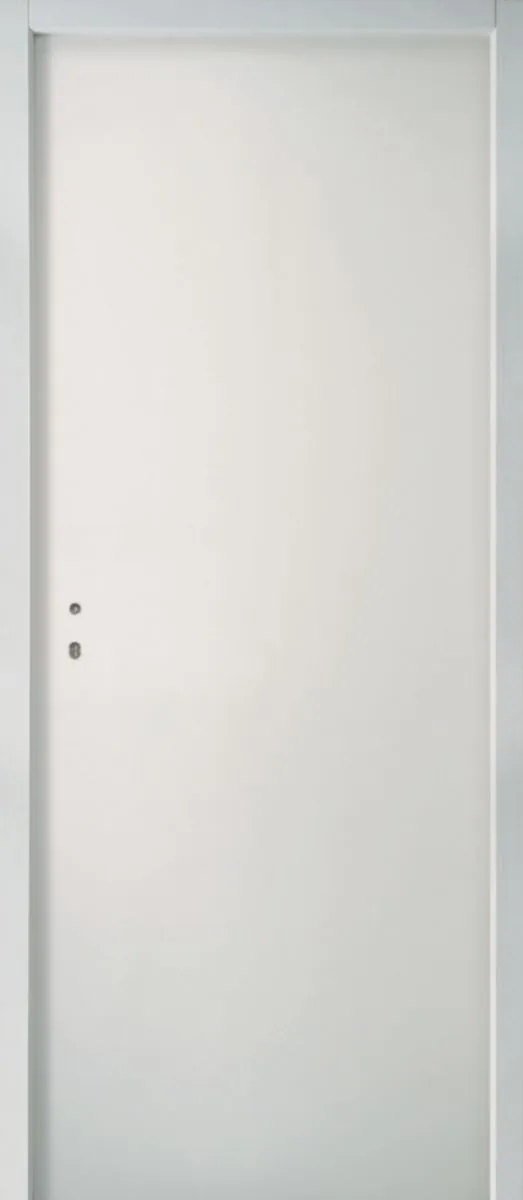 Bloc porte alveolaire pré-peint, huisserie 86x54 mm, rive droite, largeur 73 cm