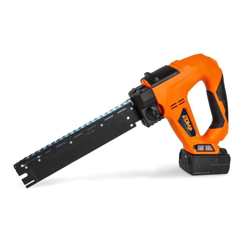 Scie électrique sur batterie pour isolants biosourcés WOOLCUT, avec batteries