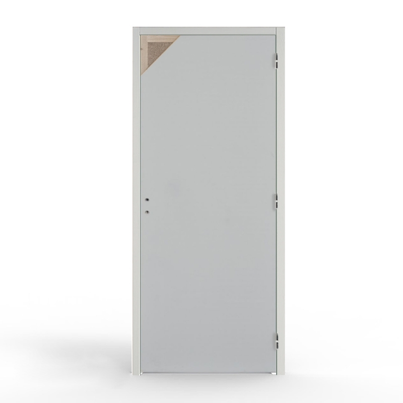Bloc-porte âme pleine, rive droite, cadre premium, huisserie 90x57 mm, lg.63 cm