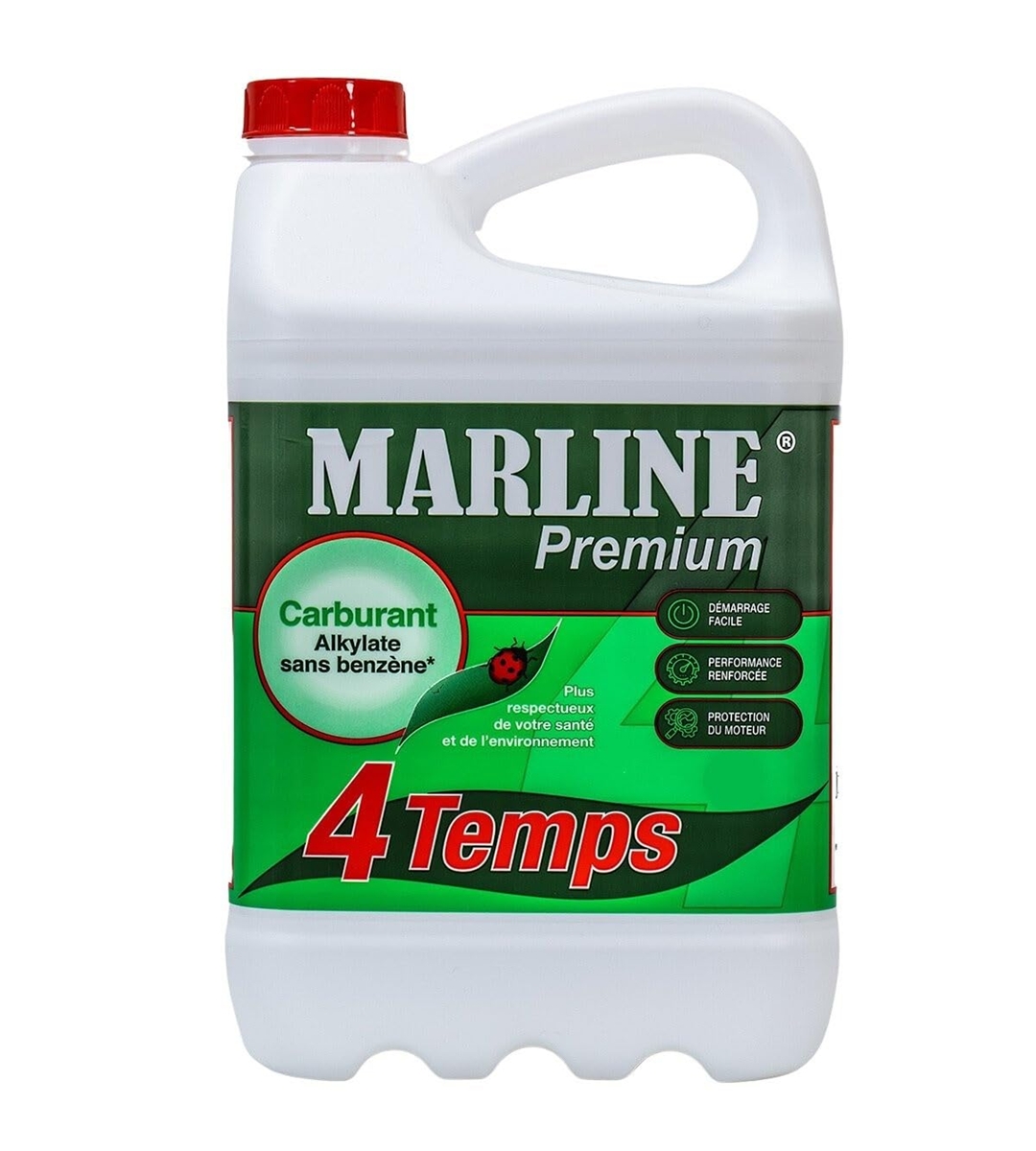 Mélange Marline premium pour moteur 4 temps, bidon de 5 L