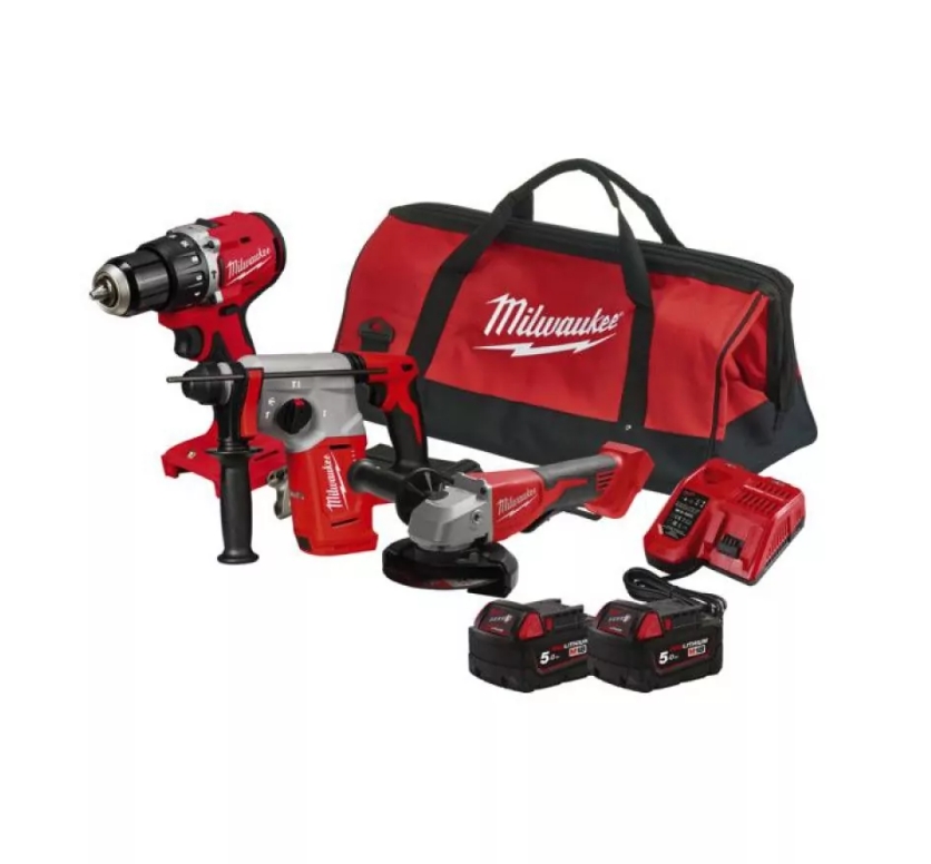 Pack 3 Machines Milwaukee M18 - BLPP3C-502