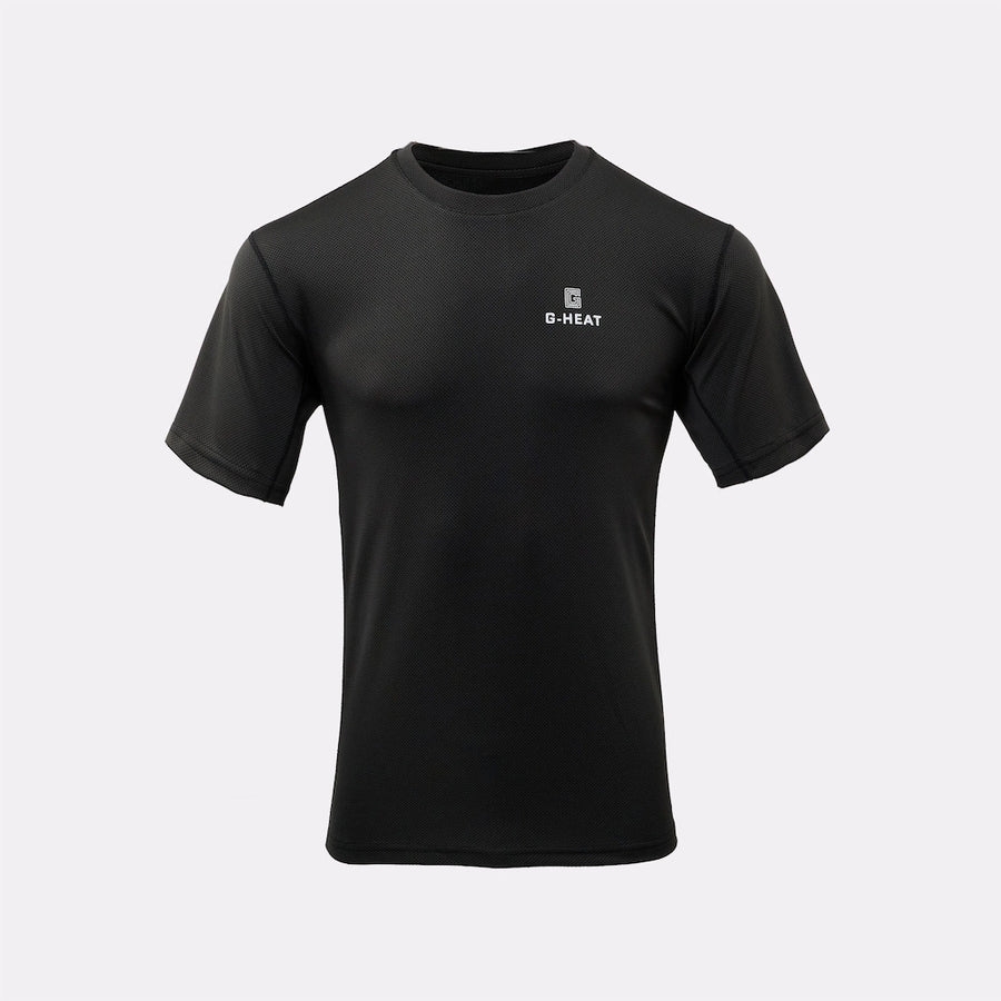 T-shirt rafraichissant anti-uv manche courte, noir