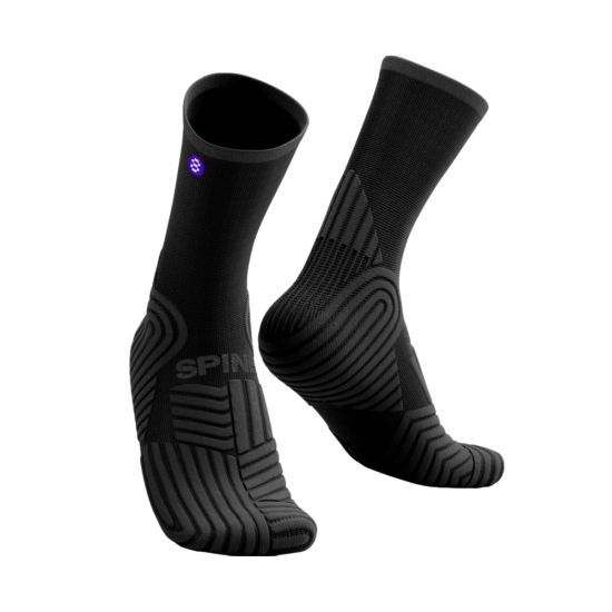 Chaussettes mi-hautes noires spinergy pro