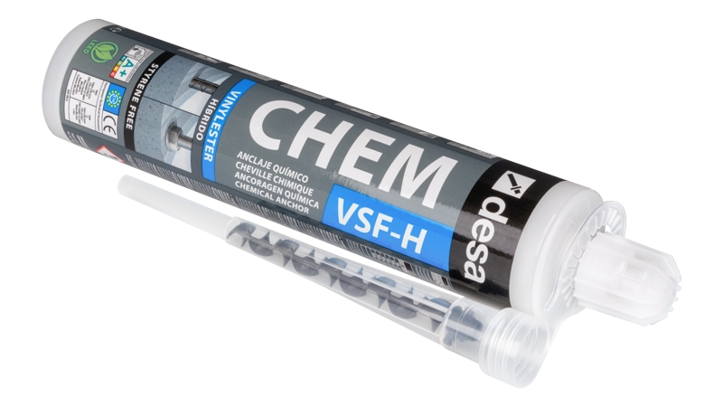 Cartouche de scellement chimique, ton pierre, VSF 410 ML
