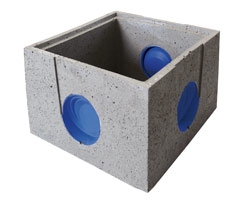 Regard béton à opercules plastiques