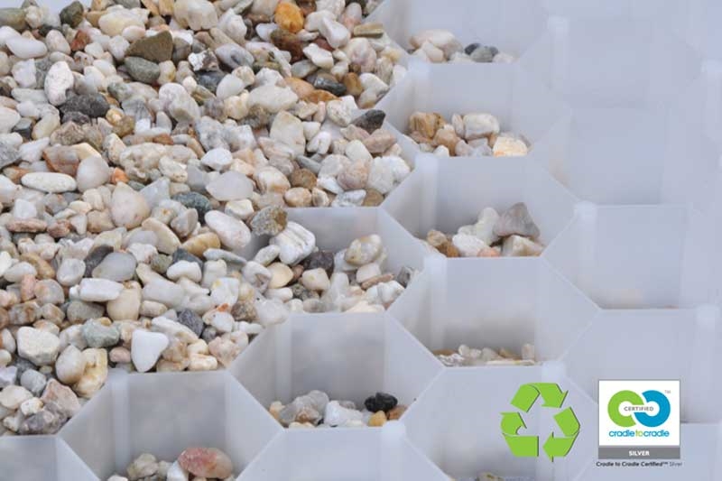 Dalle stabilisatrice de gravier (nid d'abeille), L.1,2xl.0,8m x Ep32mm (0.96m2)