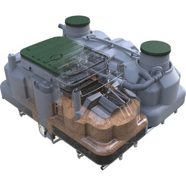 Filière Ecoflo PE2 PACK 5EH sortie basse