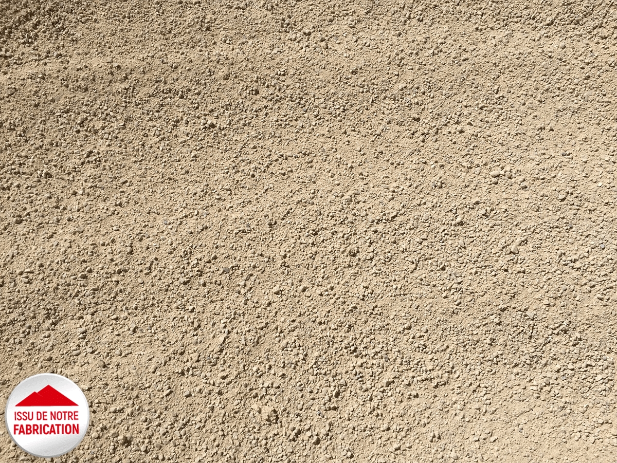 Sable alluvionnaire roulé 0/2 mm