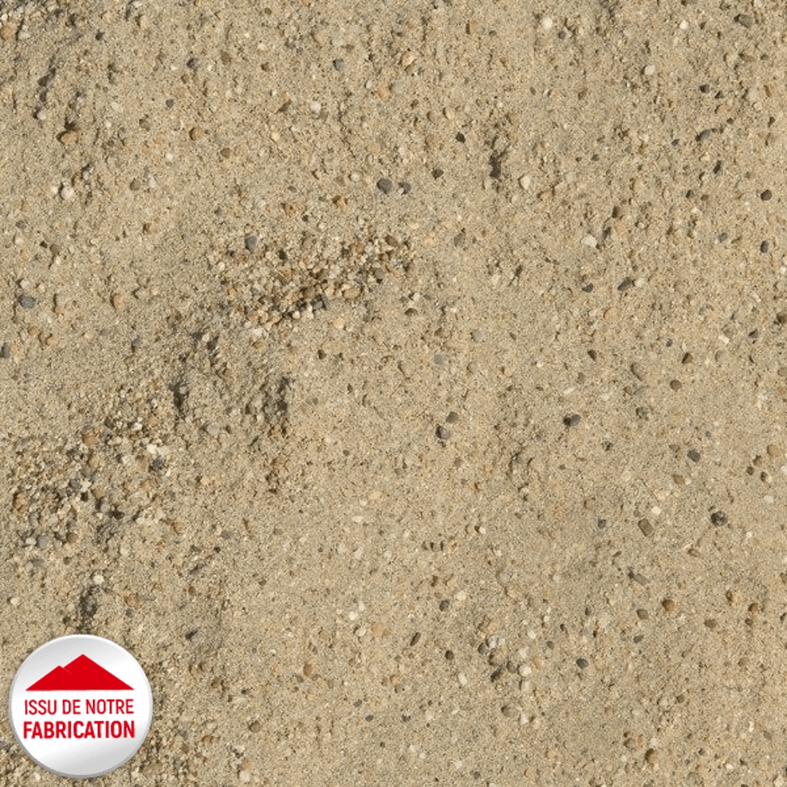 Sable alluvionnaire roulé 0/4 mm