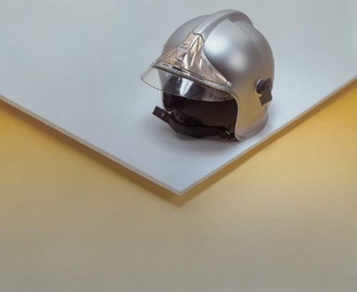 Plaque de plâtre coupe-feu LISAPLAC BA13 (CLASSE A1), long.2,5m