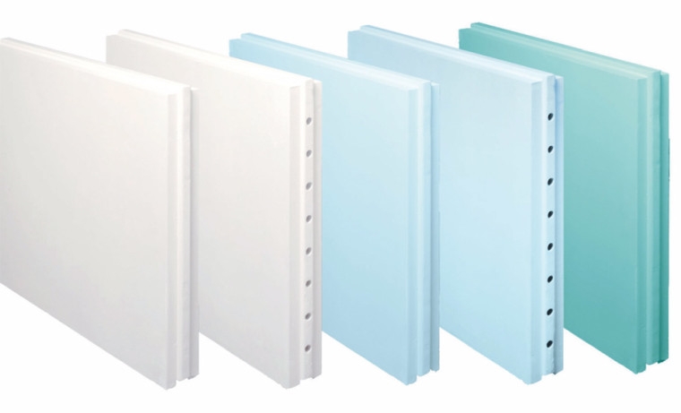 Carreau de plâtre plein CAROPLATRE, épaisseur 10 cm