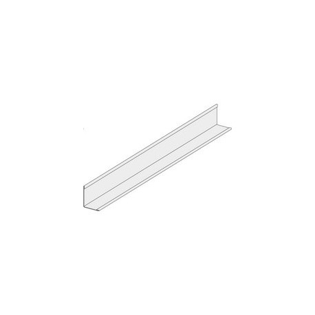 Cornière de rive pour plafond suspendu, 24x19 ép 0.5 mm, long. 3 m, blanc