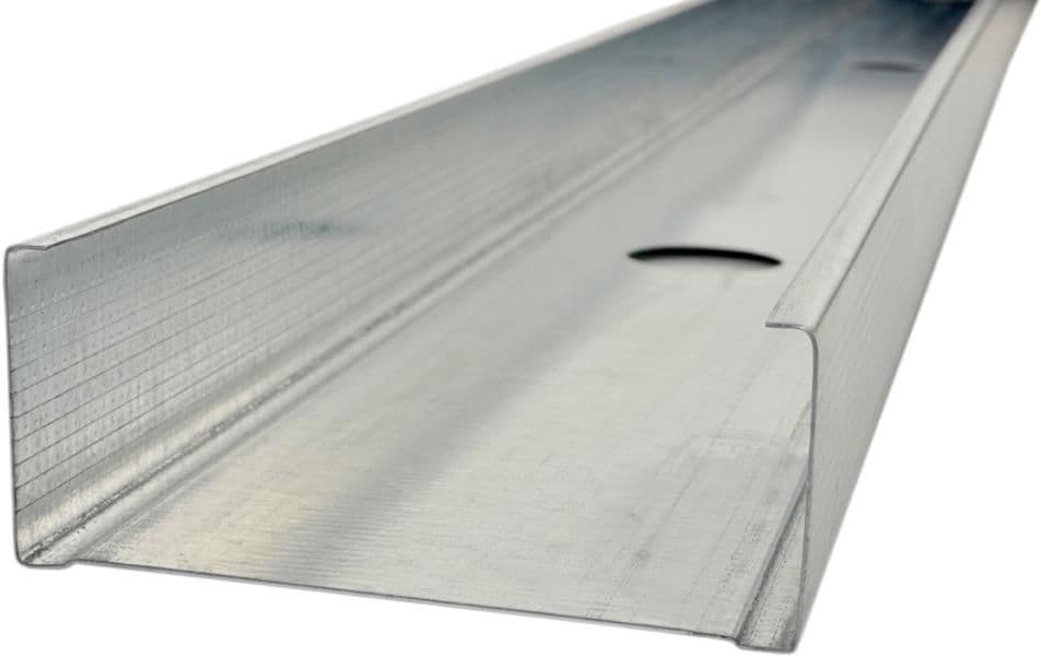 Montant de 100 pour placo, ailes de 40 mm