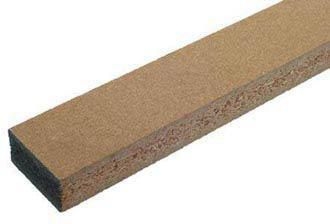 Semelle en bois AGGLOMERE pour placopan 50, L.1,85m x l.24 x ep.48mm, paquet de