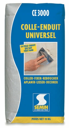 Enduit Colle Multifonctions Semin CE 3000, sac de 15 kg