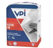 Plâtre fin, VPI, sac de 5 kg