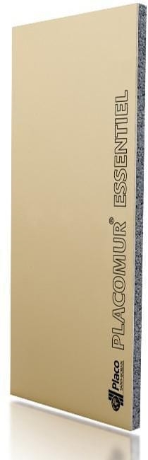 Doublage à coller PLACOMUR 13+40 mm (largeur 1,20m) - R= 1,3