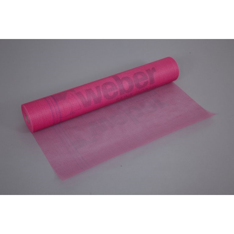 Trame en fibre de verre spéciale ITE, maille 4.5 x 4.5 mm, rouleau de 1.1 x 50 m