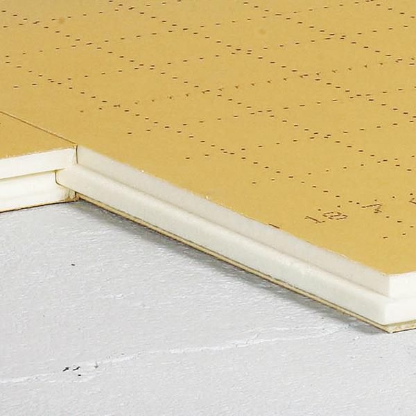 Panneau en polyuréthane pour isolation sous chape, panneau 1,20 x 1m, TMS