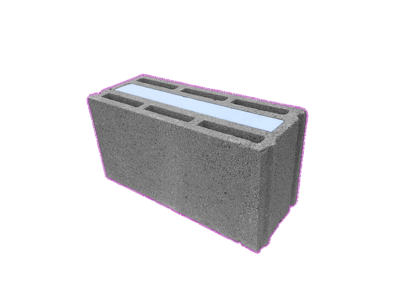 Bloc béton isolant confort R1, R=1,01