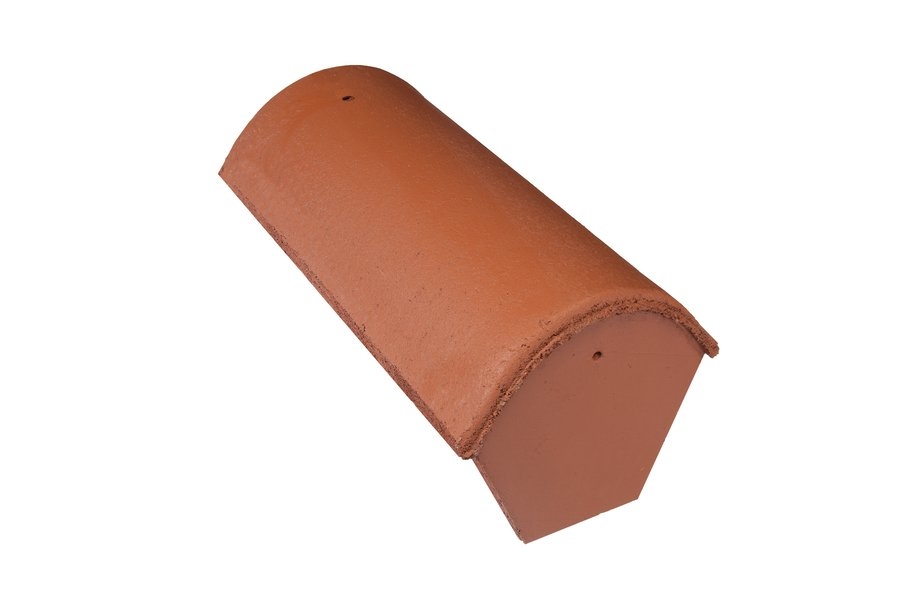 About de faitière béton, couleur rouge