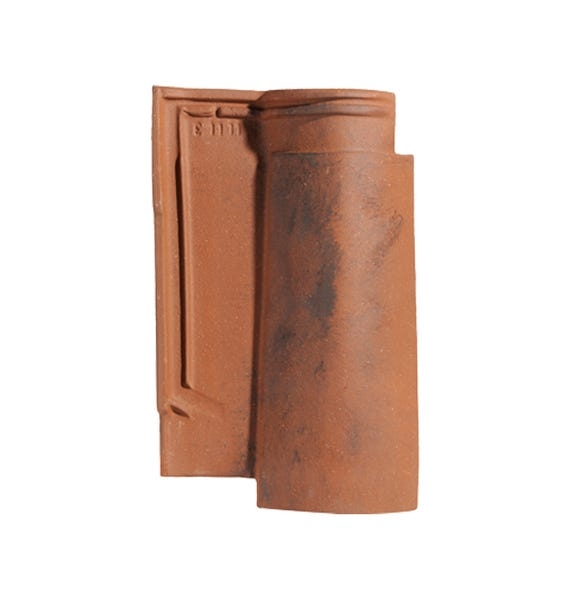 Tuile terre cuite OMEGA 10, couleur rouge nuance