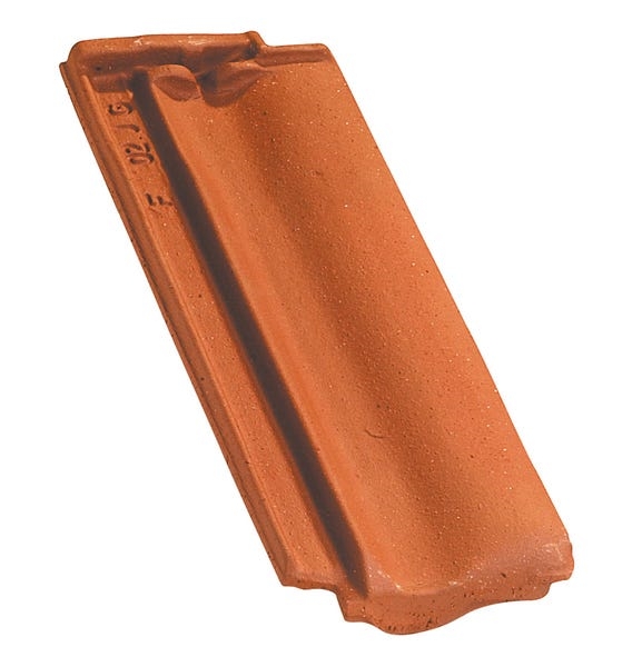 Demi tuile delta 10, couleur rouge