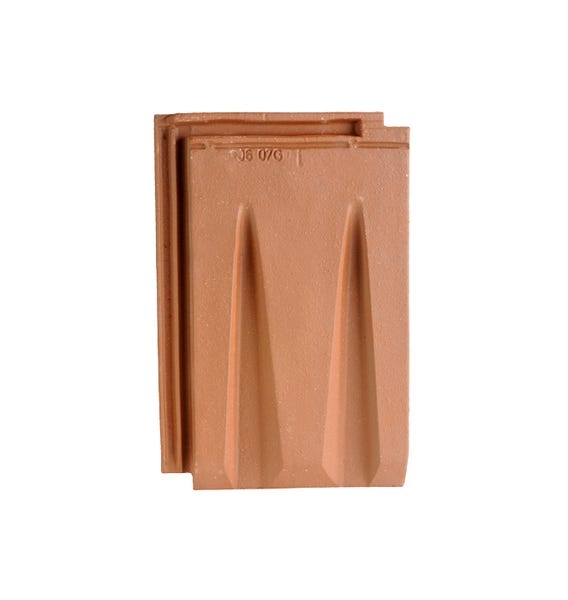 Tuile terre cuite RHONA 10, couleur rouge