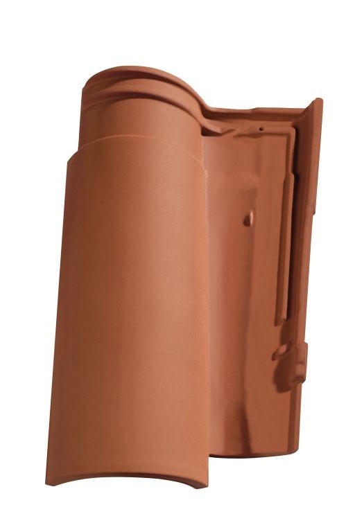 Tuile terre cuite GALLEANE 12, couleur rouge