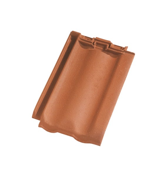 Tuile terre cuite provinciale, couleur rouge