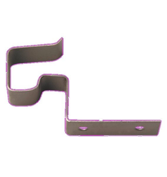 Crochet F1 pour faitière 1/2 ronde grand modèle a emboitement, boite de 100 pcs