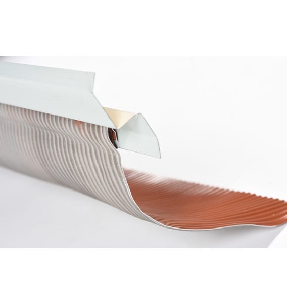 SOLIN PLISSE REVERSIBLE PLOMB/ROUGE, LONG. 2 M