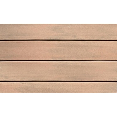 Lame de terrasse composite lisse, brun nuancé Equateur, L.400 x l.18 x ép. 2.3cm