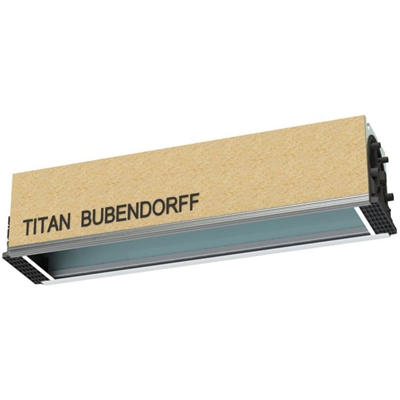 Caisson titan avec enduit extérieur E28, largeur 28 x hauteur 29,7 cm