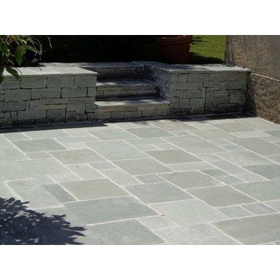 Dalle en pierre naturelle Tandur Grey, nuancé gris