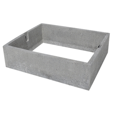 Réhausse pour regard compteur d'eau, L.80 x l.80 x ht.20 cm