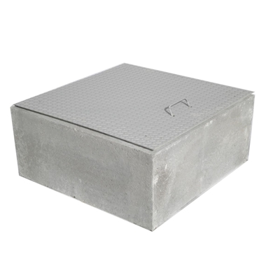 Couvercle pour regard compteur d'eau, Tole, L.80 x l.80 cm