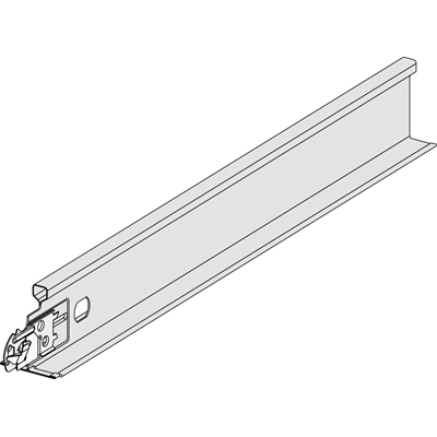 Ossature clip on T24 pour plafond suspendu, couleur blanc