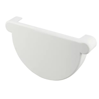 Fond symétrique de gouttière largeur 25 cm, à coller, blanc