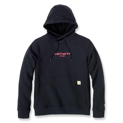 Sweat à capuche Carharrt femme, couleur noir, Force