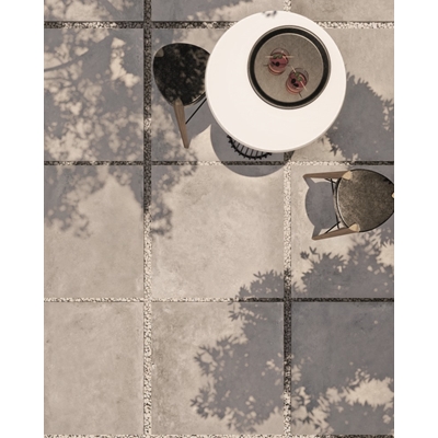 Carrelage extérieur aspect béton, Série ART, couleur gris, L.80 x l.80 x ép.2 cm