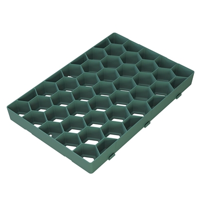 Dalle à engazonner pour parking perméables, Urbanit, plaque recyclée 48 x 32 cm