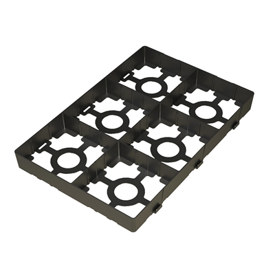 Plaque pour pavé pour parking perméable, Urbanit, plaque de 48 x 32 cm