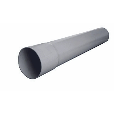 Tube PVC pour évacuation NF, longueur de 4m
