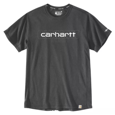 T-Shirt Carhartt, logo poitrine, technologie FORCE, gris foncé