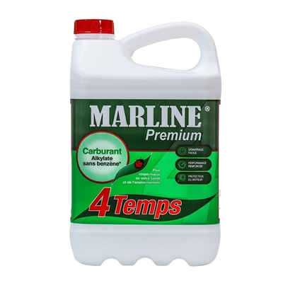 Mélange Marline premium pour moteur 4 temps, bidon de 5 L