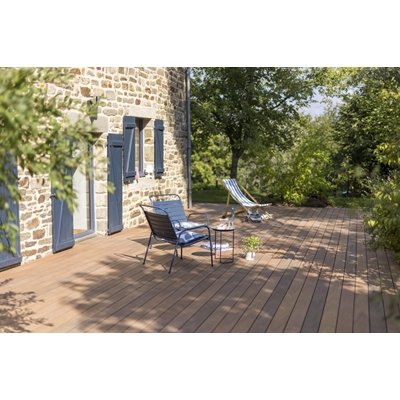 Lame de terrasse composite, série Atmosphère nuancés IPE 138 x 23 x 4000 cm